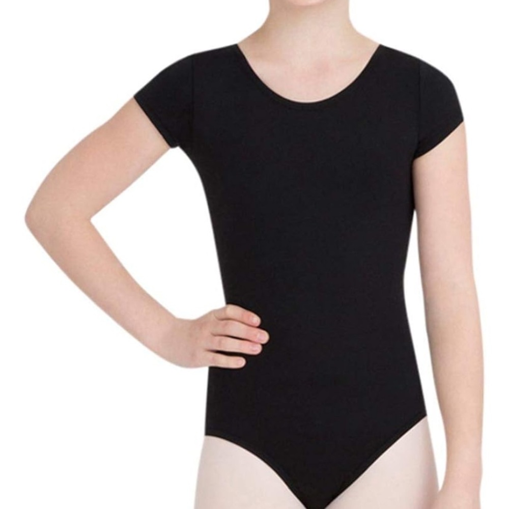 NWT Capezio girls Short Sleeve Leotard - Girls